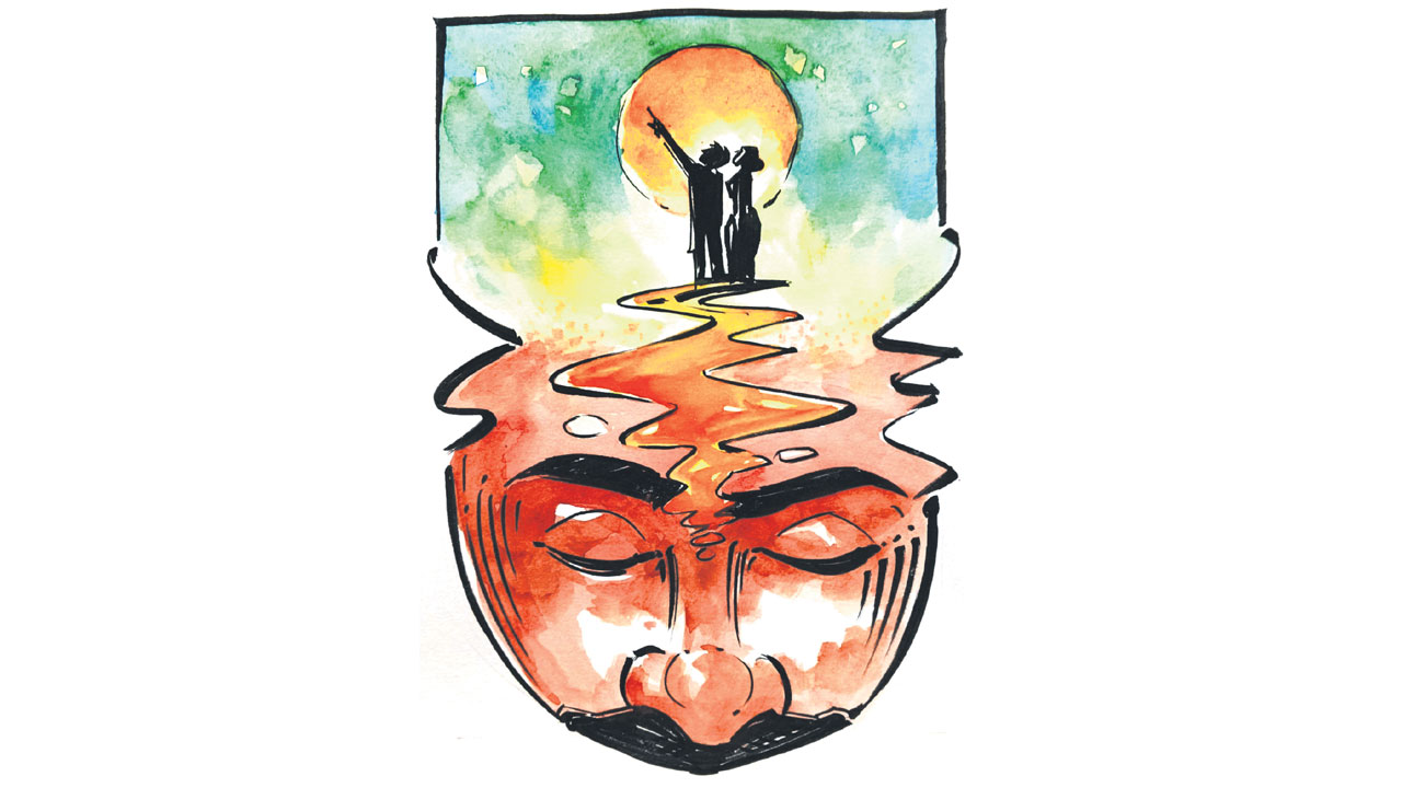 దృశ్యం రాల్చిన వాక్యం
