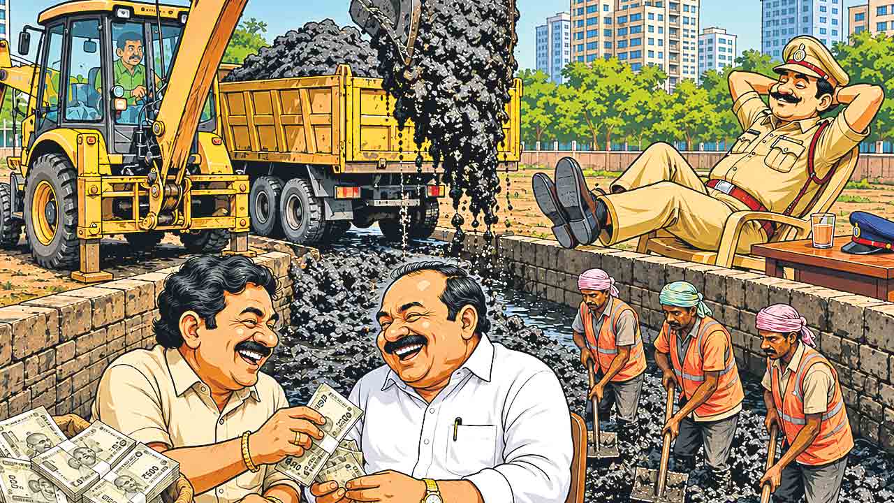 నాలాల పూడికతీతలో కోట్ల దందా!