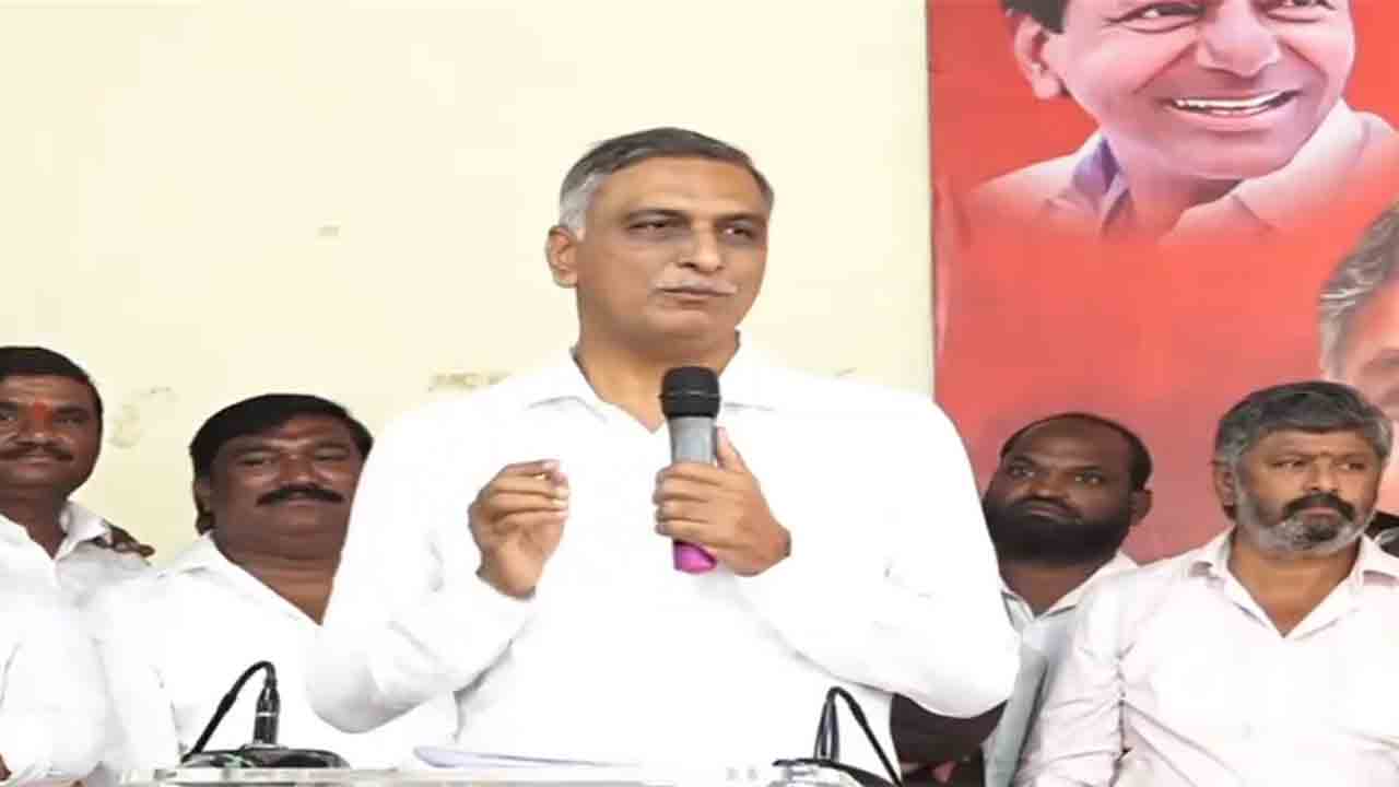 Harish Rao | డబ్బు దురాశలో రాత్రికి రాత్రి భూములన్నీ పొంగులేటి 22Aలో పెట్టాడు: హరీశ్‌ రావు