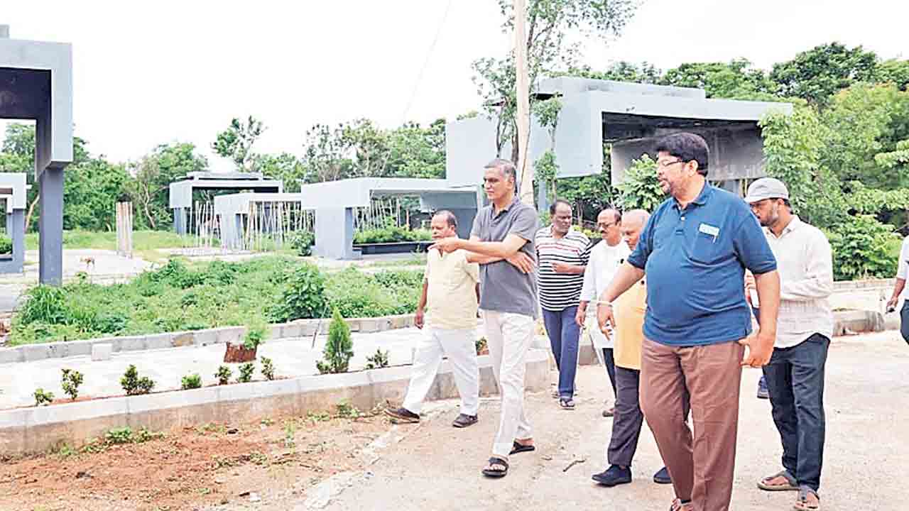 వైకుంఠధామంలో సుందరీకరణ