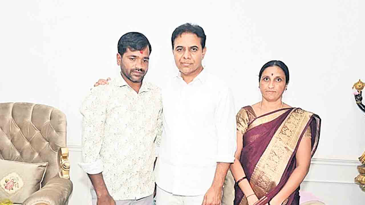 బీఆర్‌ఎస్‌ కార్యకర్త వైద్యానికి భరోసా