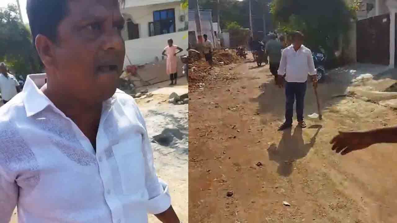 MLA Naini Rajender Reddy | మహిళలపై కాంగ్రెస్‌ ఎమ్మెల్యే నాయిని అనుచరుడి దాడి.. వీడియో