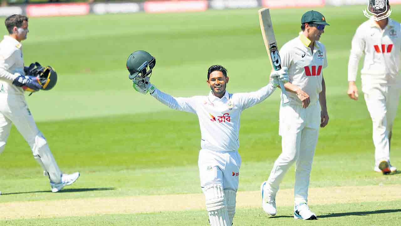 తంజిద్‌ శతకం.. రెండో రోజూ బంగ్లాదే పైచేయి