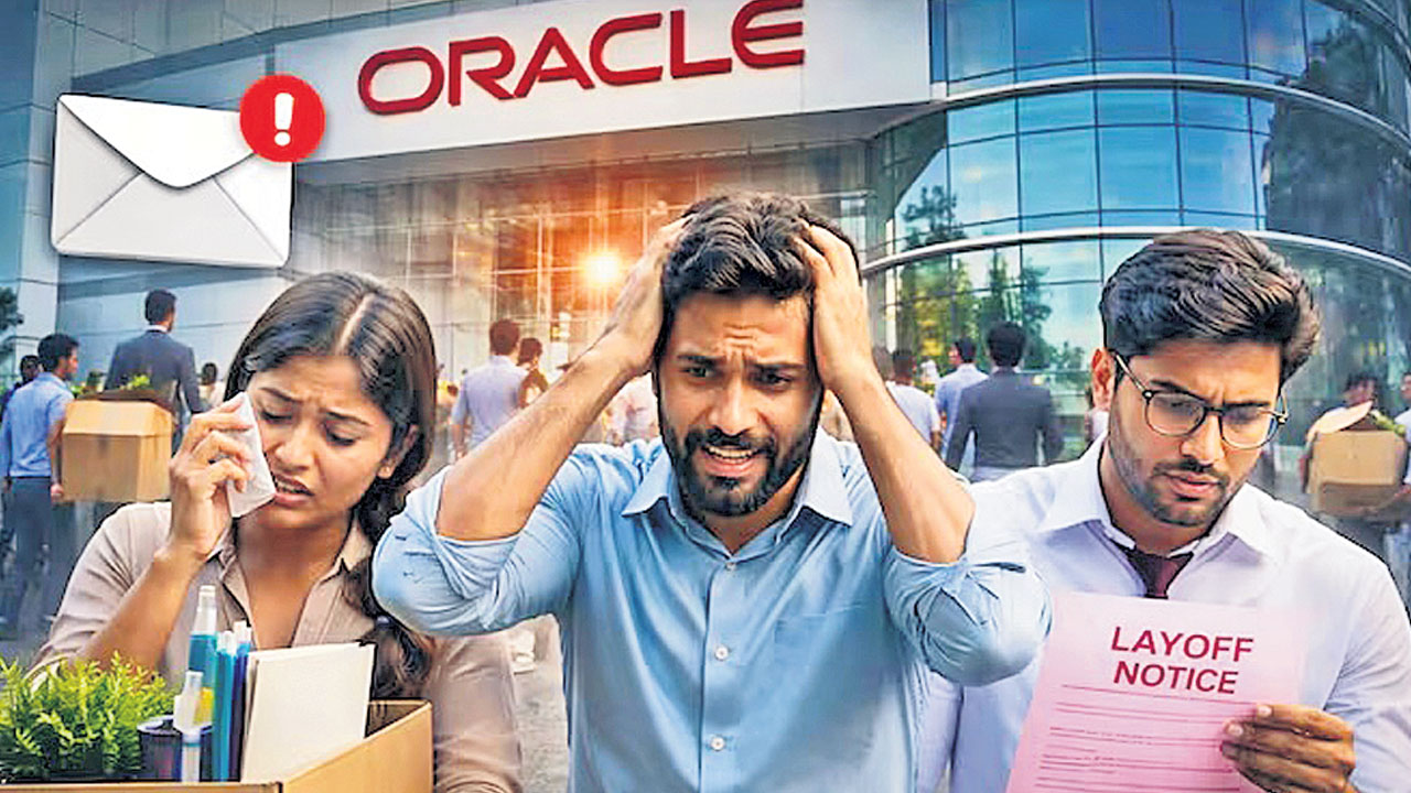 ఉద్యోగులపై మళ్లీ ఒరాకిల్‌ పిడుగు!