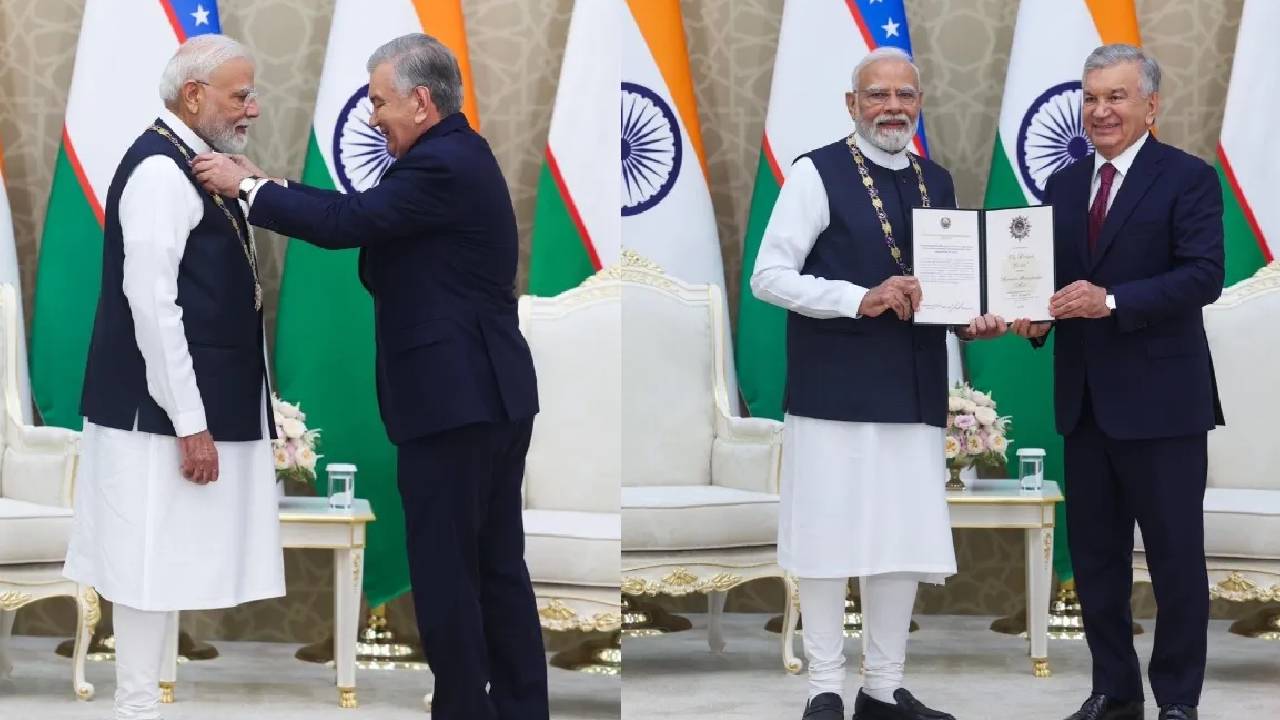 PM Modi | మోదీకి ఉజ్బెకిస్తాన్ అత్యున్నత పురస్కారం.. ఓలి దారాజలి దోస్త్‌లిక్ అందజేసిన అధ్యక్షుడు మిర్జియోయెవ్