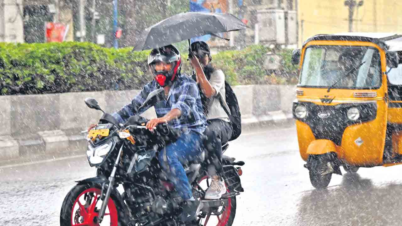 నగరంలో వర్ష సూచన