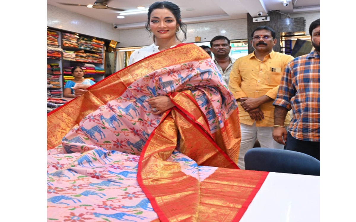 తెలంగాణ చేనేతకు కొత్త దారులు : రష్మీ ఠాకూర్