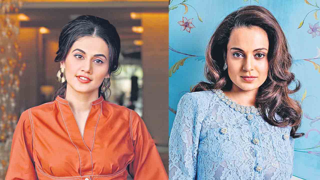 తాప్సీ, కంగనాల మాటల యుద్ధం