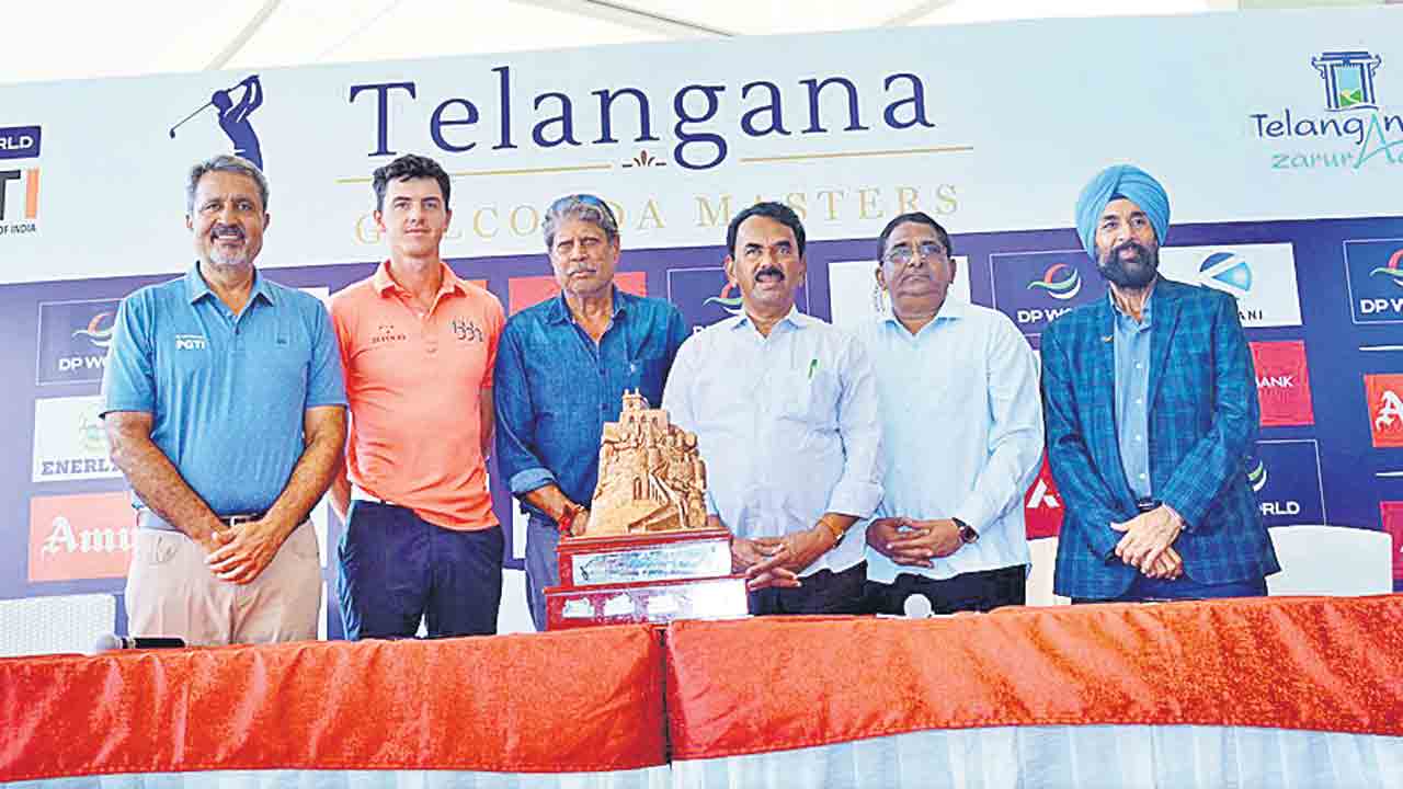 1 నుంచి తెలంగాణ గోల్కొండ మాస్టర్స్‌ గోల్ఫ్‌