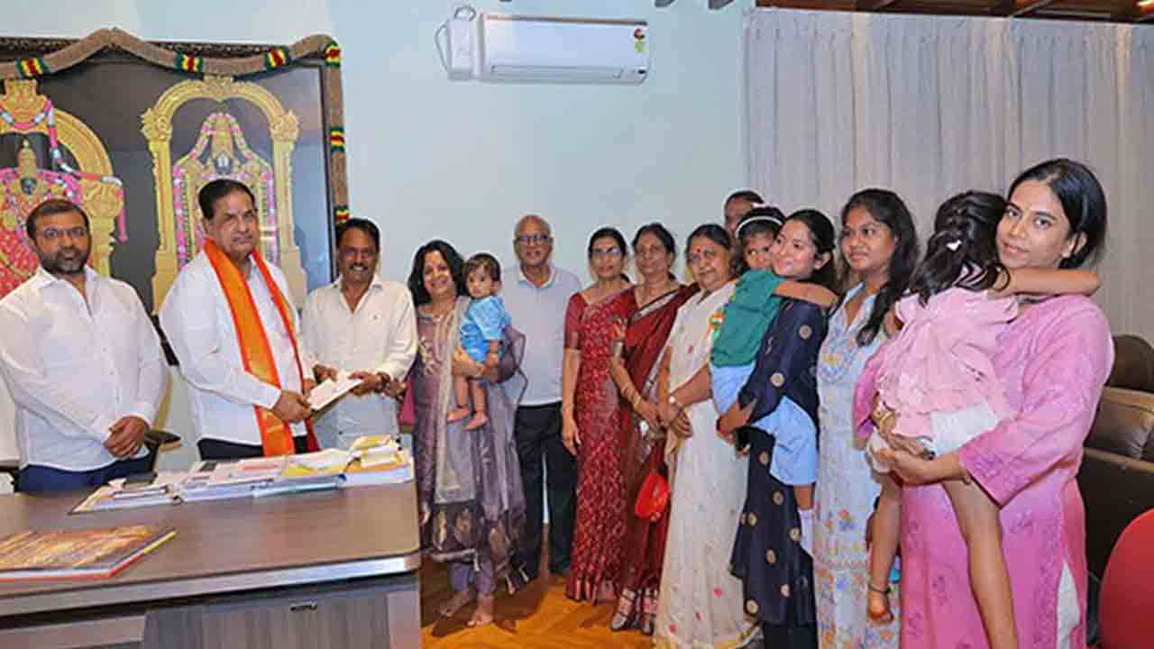 Tirumala | టీటీడీకి రూ కోటి విరాళం