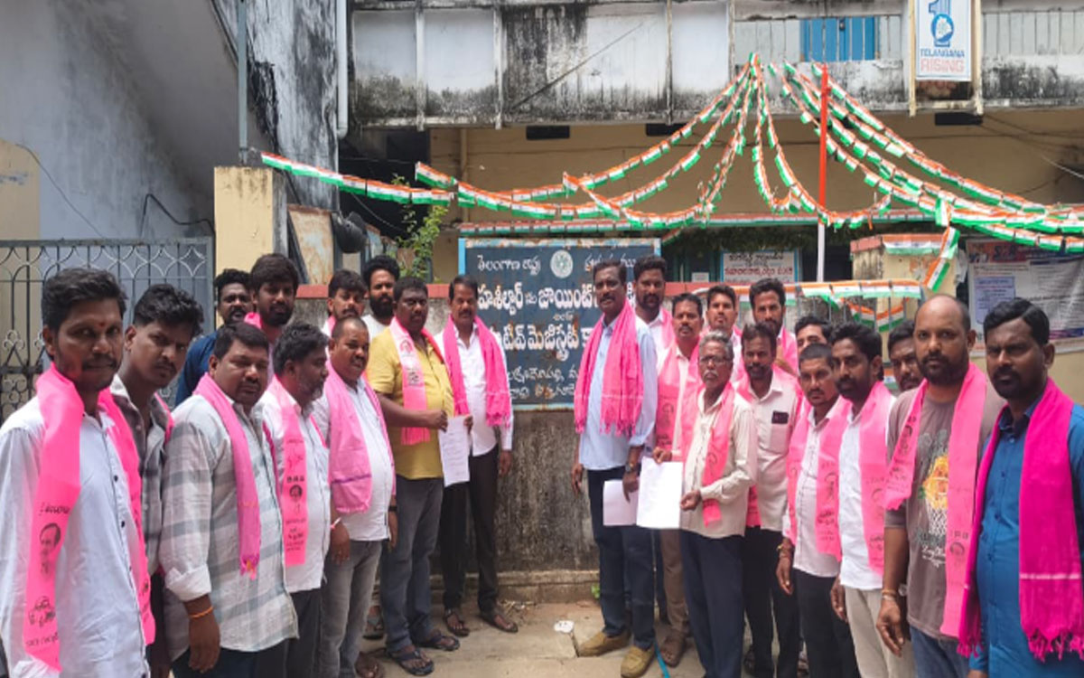 భ‌ద్రాద్రి కొత్త‌గూడెం జిల్లా వ్యాప్తంగా బీఆర్ఎస్ నిర‌స‌న‌లు