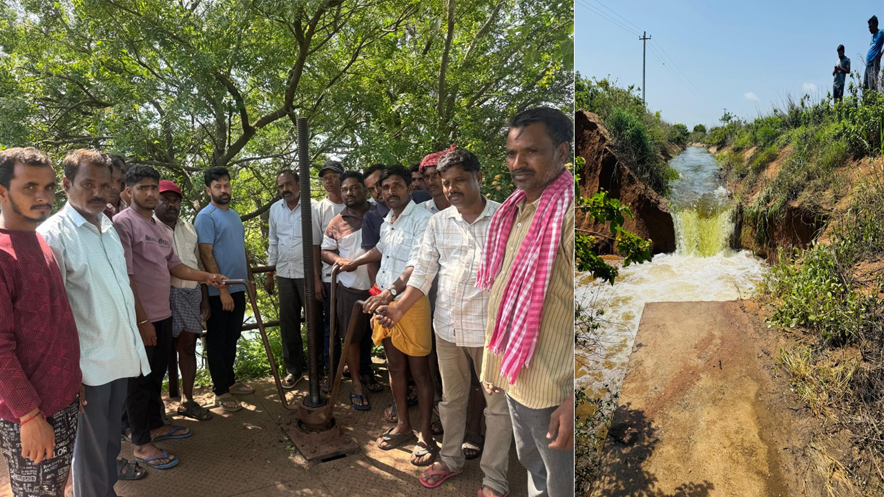 దేవాదుల కాలువ ధ్వంసం చేసిన వారిపై చర్యలు తీసుకోవాలి.. బీఆర్‌ఎస్‌ సీనియర్‌ నేత గంగం సతీష్‌రెడ్డి