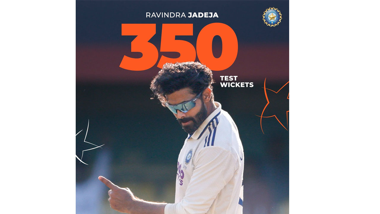 Ravindra Jadeja: ర‌వీంద్ర జ‌డేజా అరుదైన రికార్డు.. ఆల్‌రౌండ‌ర్ ఖాతాలో 350వ టెస్టు వికెట్‌