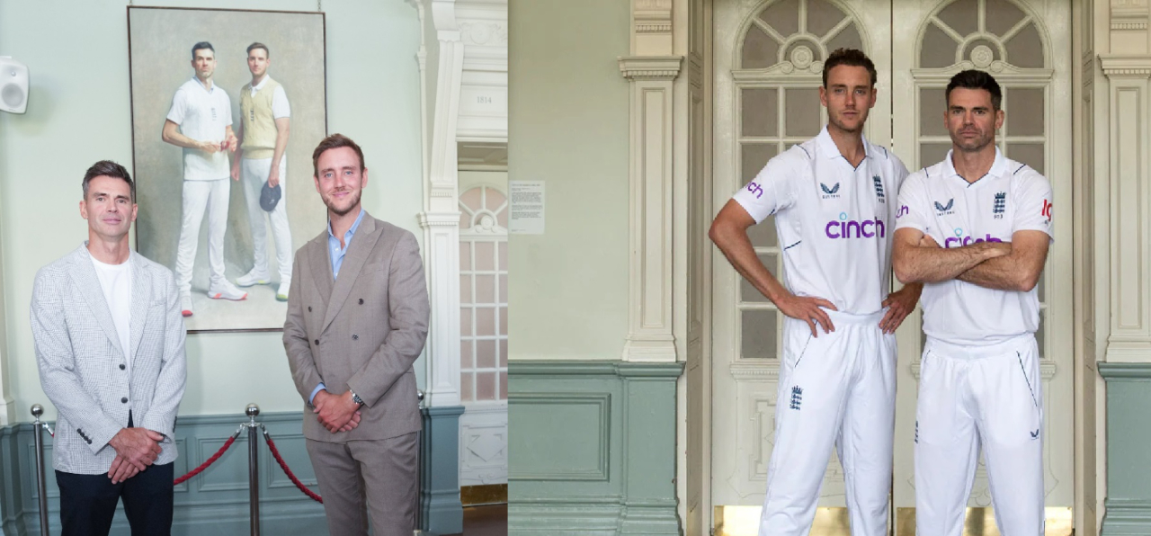 Broad – Anderson | ఒకే ఫ్రేమ్‌లో దిగ్గ‌జ పేస‌ర్లు.. లార్డ్స్‌లో జిమ్మీ, బ్రాడ్ భారీ చిత్ర‌ప‌టం..!