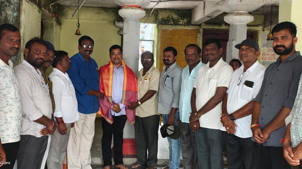 కారేపల్లి శివాలయ అభివృద్ధికి బెల్‌ డీజీఎం శ్రీకారం