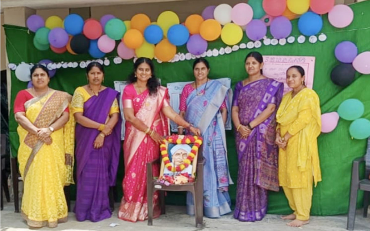కారేపల్లి కేజీబీవీలో ఘనంగా తెలుగు భాష దినోత్సవం