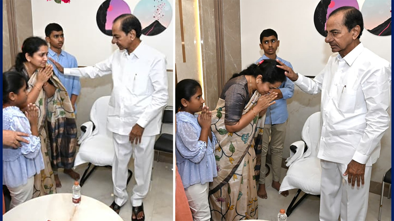 Peddi Sudarshan Reddy | పెద్ది కుటుంబానికి పెద్దదిక్కుగా బీఆర్ఎస్ అధినేత కేసీఆర్.. 2.25 కోట్లు అందజేత