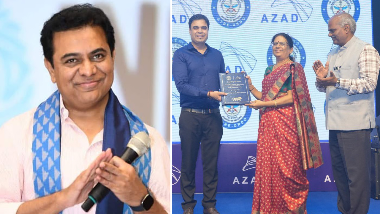స్వదేశీ టర్బోజెట్‌ ఇంజిన్‌ తయారీపై కేటీఆర్‌ హర్షం.. డీఆర్‌డీవో, ఆజాద్‌ ఇంజినీరింగ్‌కు అభినందనలు