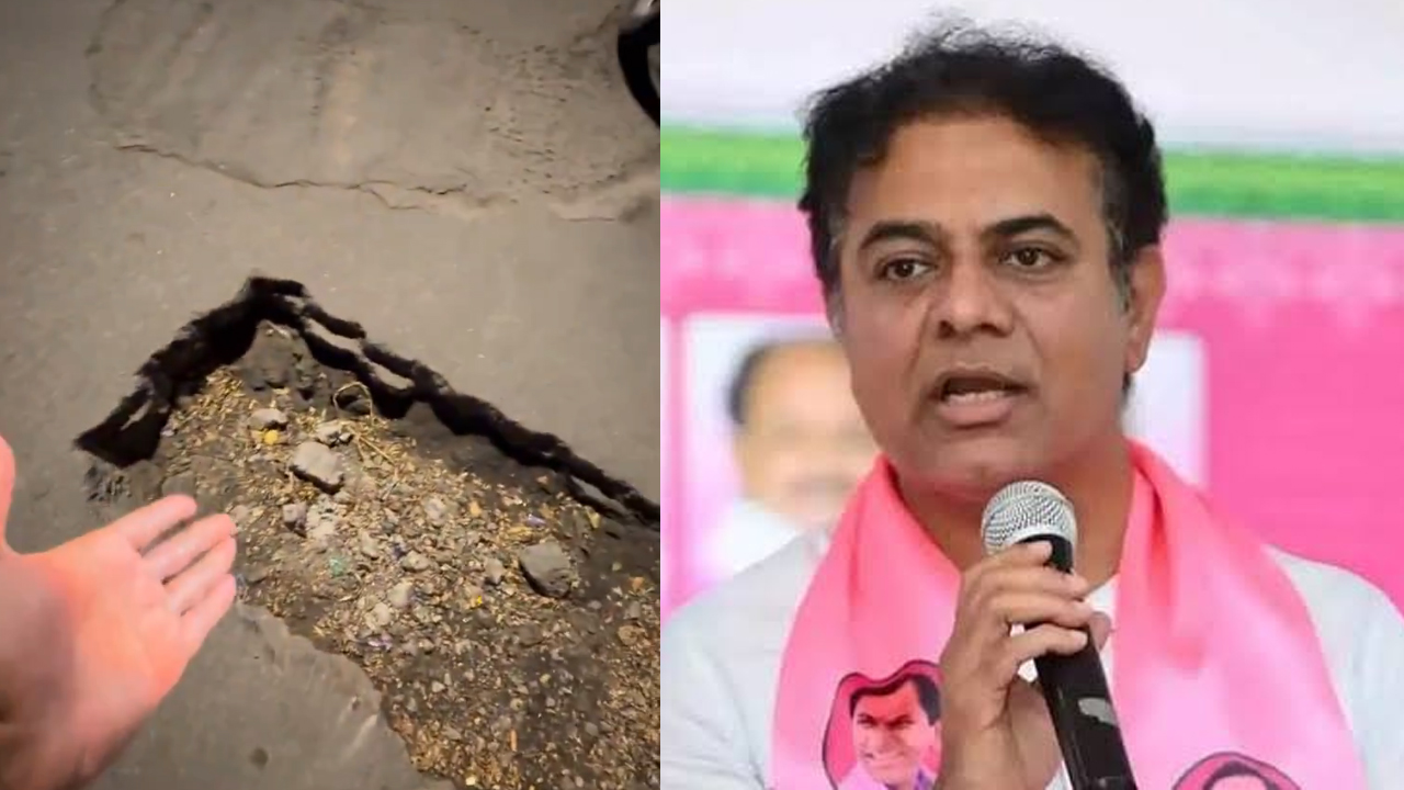 KTR | లంకెబిందెల కోసం తవ్వుతున్నారేమో.. సెక్రటేరియట్ ముందు భారీ గుంతపై కేటీఆర్ సెటైర్స్