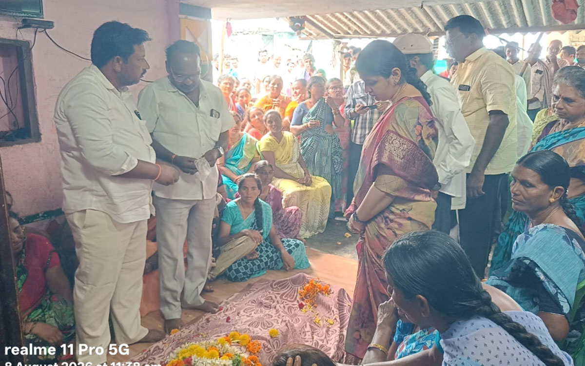 శతాధిక వృద్ధురాలి మృతి పట్ల మాజీ ఎంపీ నామ సంతాపం