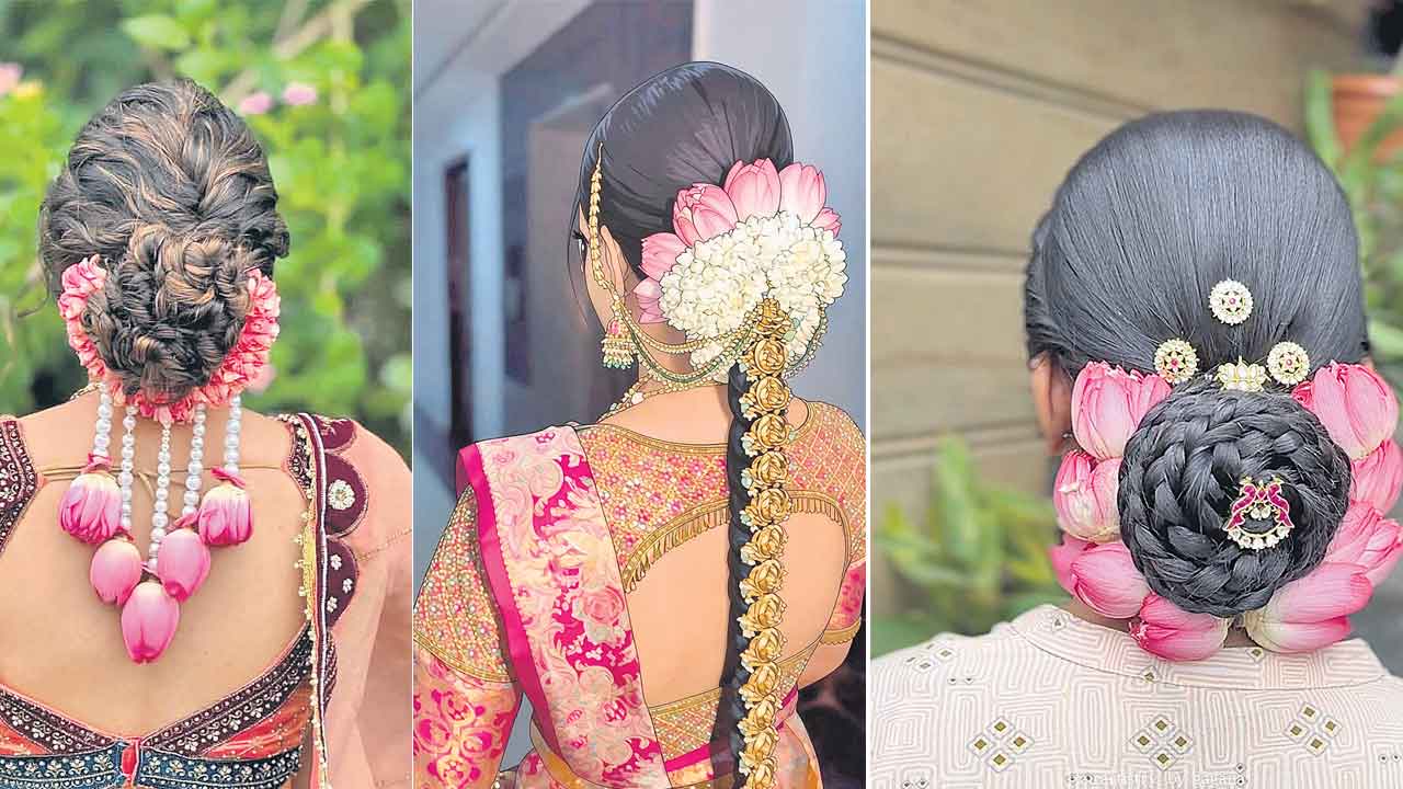 తామర పువ్వులే సిగసిరులు!