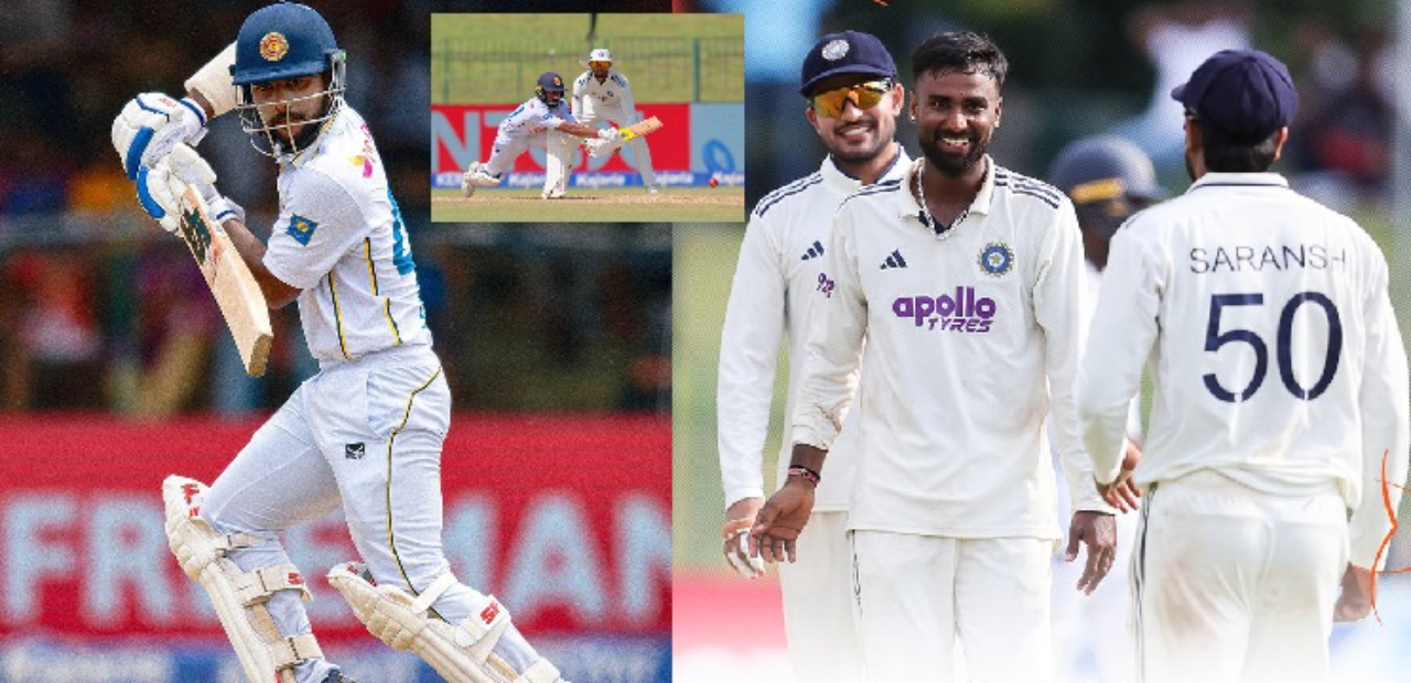 IND vs SL | అర్ధ శ‌త‌కాల‌తో మెరిసిన ప‌సిందు, దినుష‌.. ఫాలోఆన్ అంచున‌ శ్రీ‌లంక..!