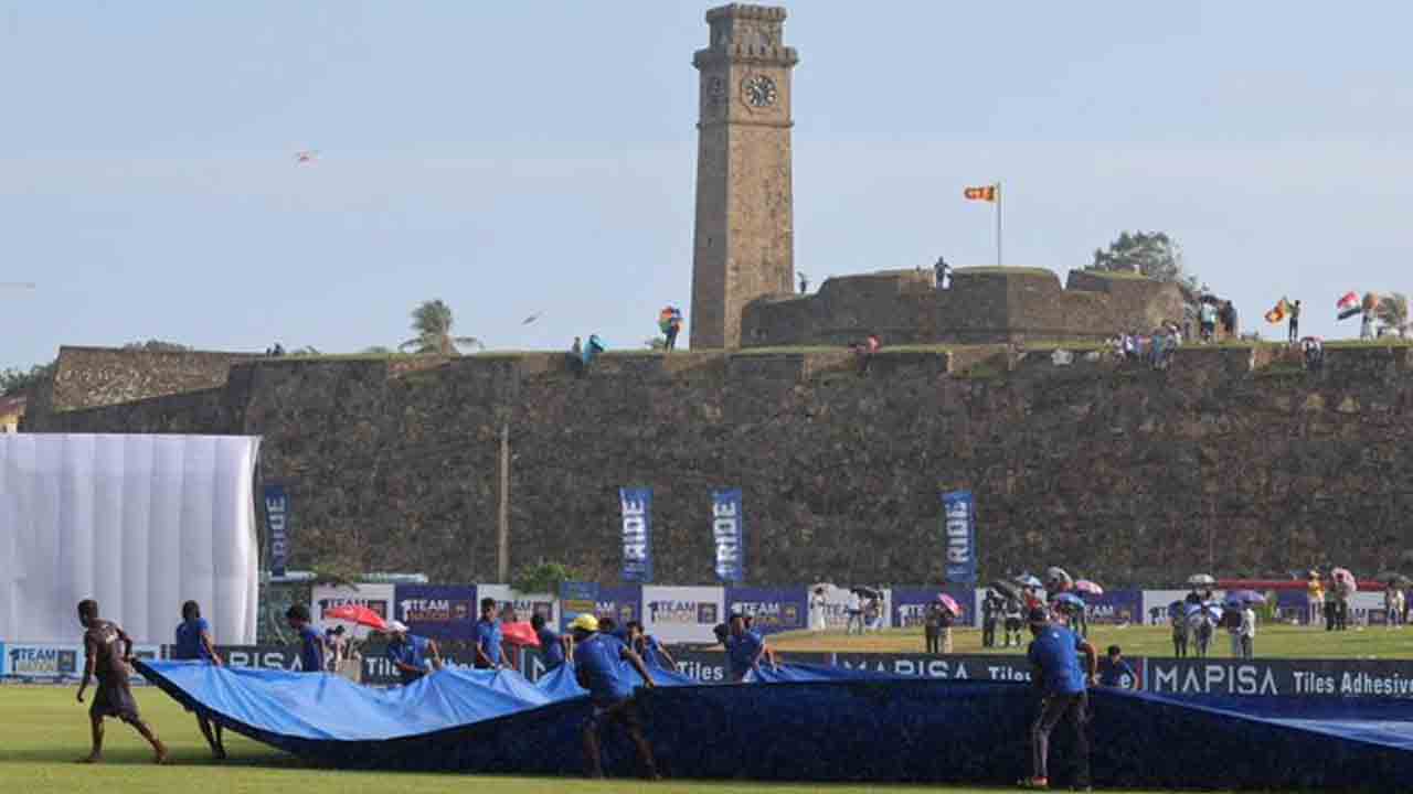 IND vs SL | వాన వచ్చేసింది.. భారత ఇన్నింగ్స్‌కు అంతరాయం..!
