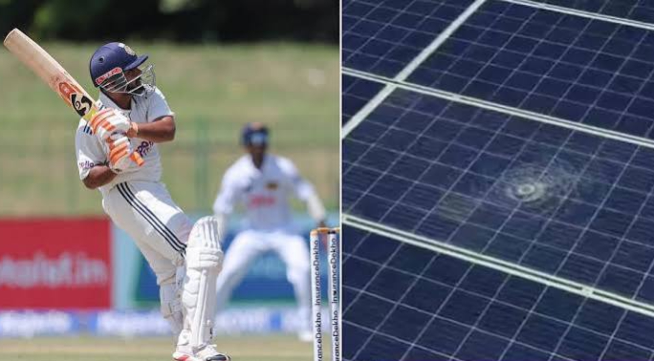 Rishabh Pant | పంత్ భారీ సిక్స‌ర్‌.. ముక్క‌లైన స్టేడియం పైక‌ప్పు అద్దం..!