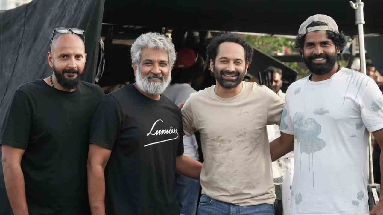 SS Rajamouli | ఫహాద్ ఫజిల్ ‘డోంట్ ట్రబుల్ ది ట్రబుల్’ సెట్స్‌లో సందడి చేసిన రాజమౌళి