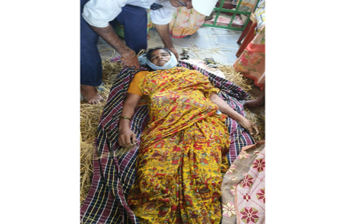 విద్యుదాఘాతంతో మహిళా రైతు మృతి