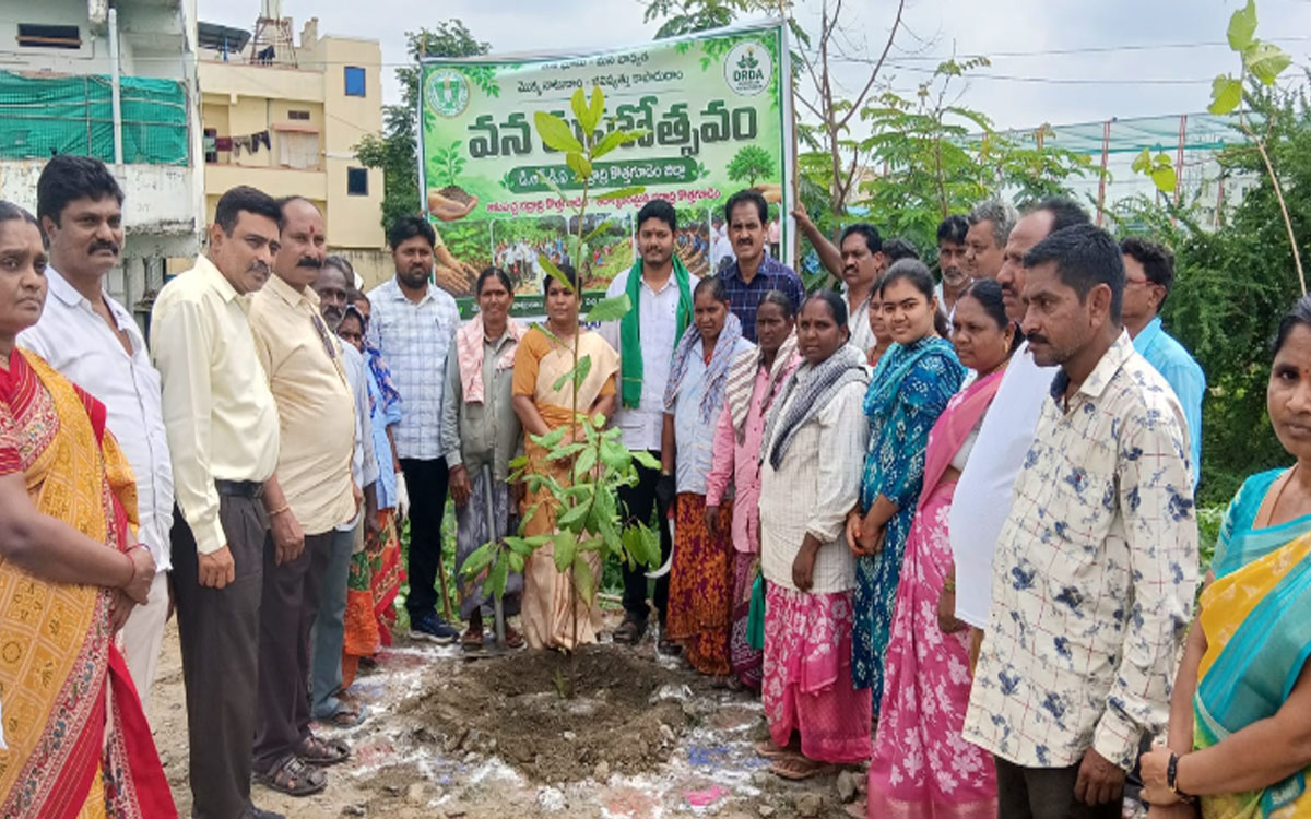 పారిశ్రామికవాడ పచ్చని వనంలా మారాలి : జడ్పీ సీఈవో నాగలక్ష్మి