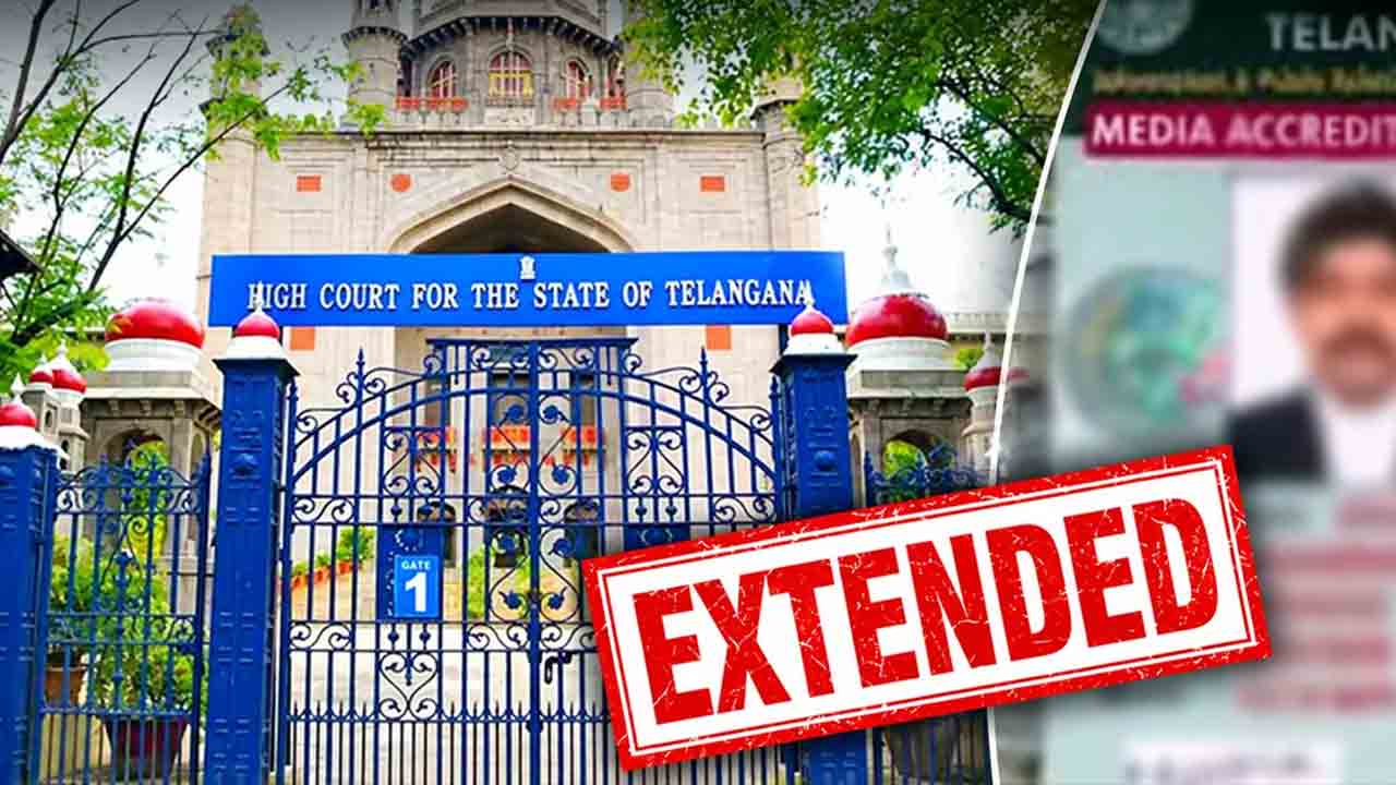అక్రెడిటేషన్‌ కార్డుల గడువు పొడిగింపు