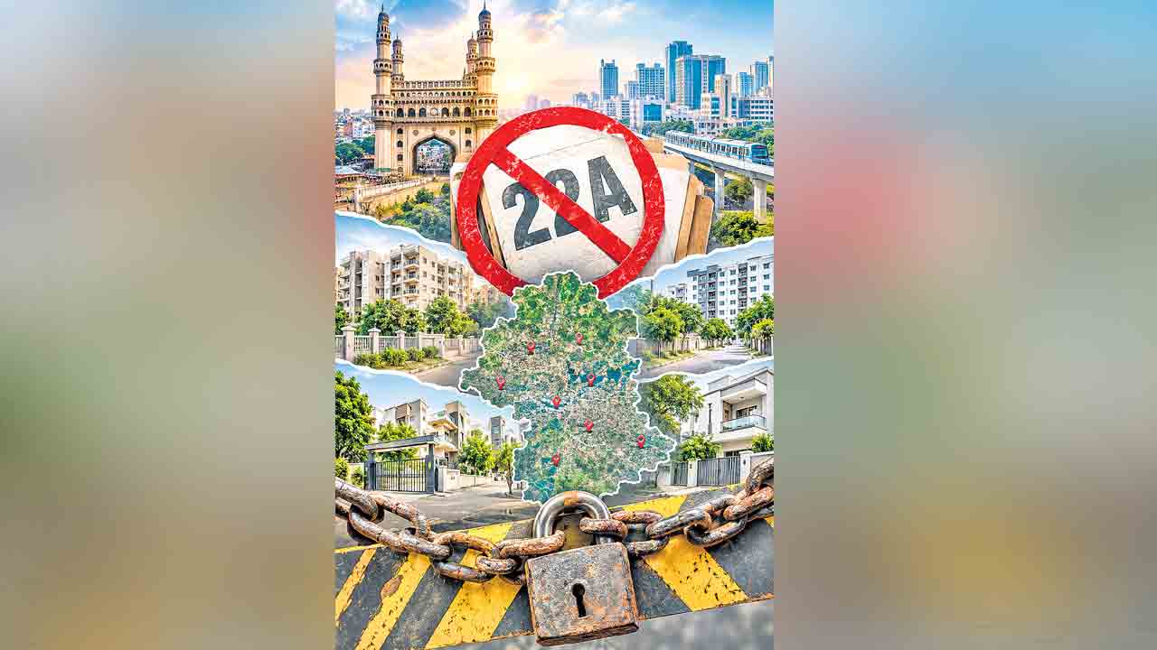 నిషేధిత ఉచ్చు కాలనీలల్లో 22ఏ కల్లోలం