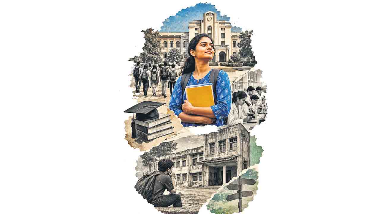 క్యాంపస్‌ కాలేజీలు భళా.. అఫిలియేటెడ్‌ కాలేజీలు డీలా..!