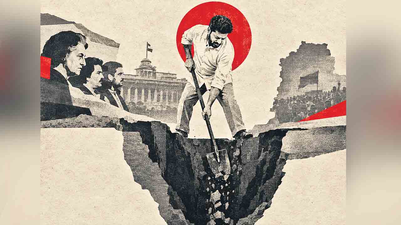 గోతిని కొద్దికొద్దిగా తవ్వుకుంటూ..!