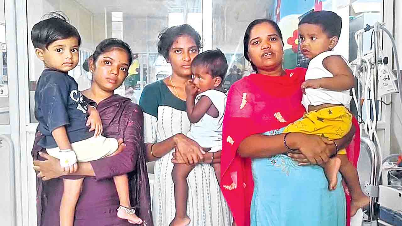 అంగన్‌వాడీలో ఐదుగురు చిన్నారులకు అస్వస్థత