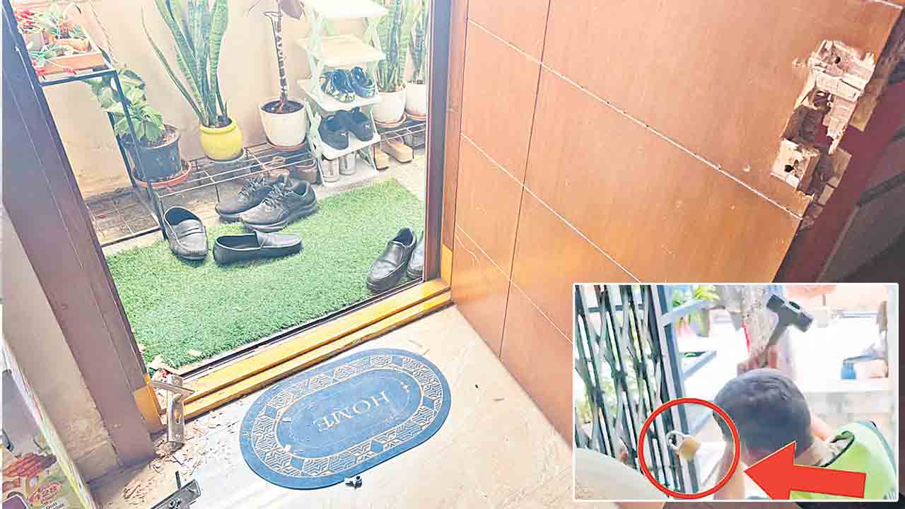 తలుపులు పగులగొట్టి క్రిశాంక్‌ అరెస్టు