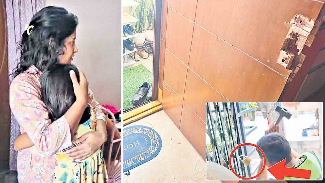తలుపులు పగులగొట్టి క్రిశాంక్‌ అరెస్టు