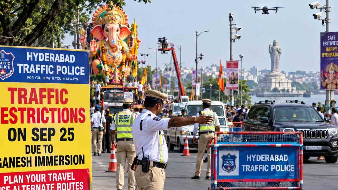 శాంతియుతంగా నిమజ్జన ఉత్సవాలు