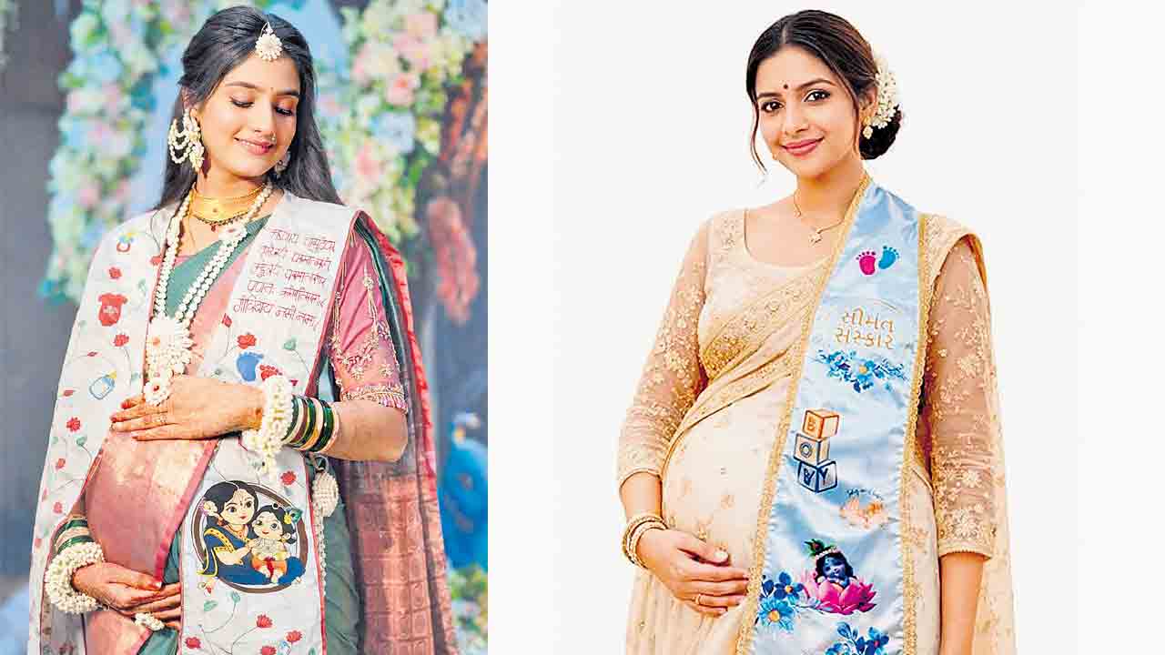 సీమంతంలో శ్రీకృష్ణుడు
