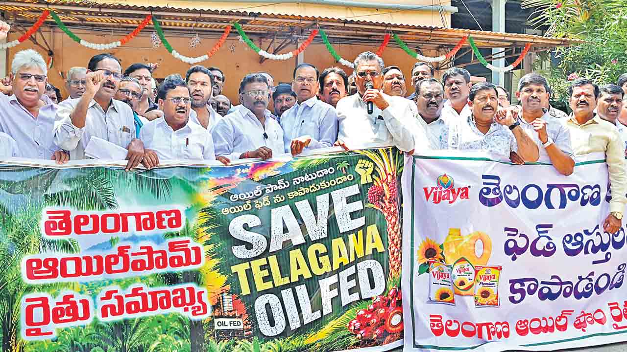 పామాయిల్‌ రైతుల ఆస్తితో ‘రియల్‌' వ్యాపారులకు విందులా?