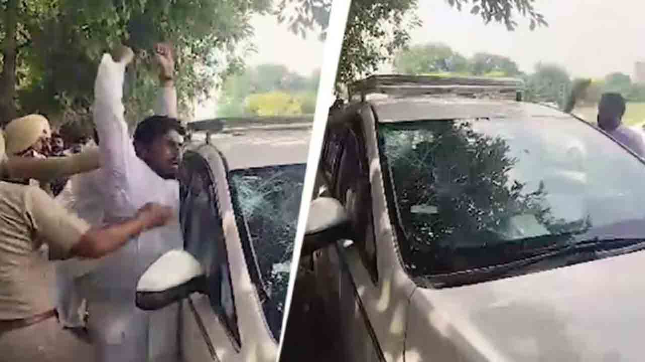 AAP workers vandalise ED vehicles | ప్రభుత్వ కార్యాలయంలో ఈడీ సోదాలు.. ఆప్ కార్యకర్తల నిరసన, ఈడీ వాహనం ధ్వంసం AAP workers vandalise ED vehicles | ప్రభుత్వ కార్యాలయంలో ఈడీ సోదాలు.. ఆప్ కార్యకర్తల నిరసన, ఈడీ వాహనం ధ్వంసం