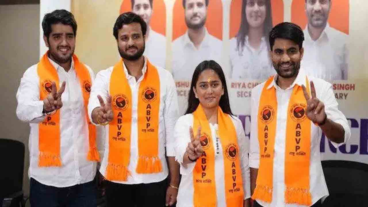 డీయూఎస్‌యూ ఎన్నికల్లో ఏబీవీపీ విజయం
