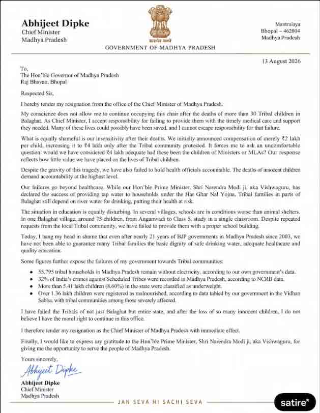 Abhijeet Dipke Cm Letter