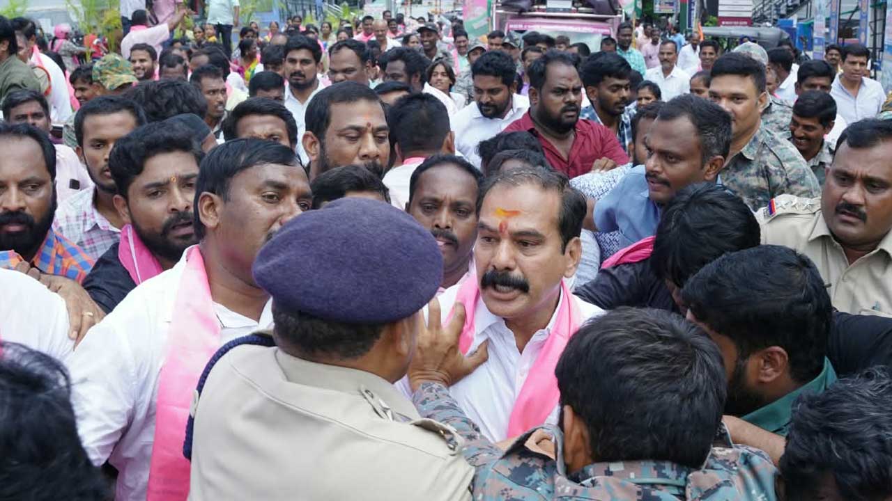 BRS | కాంగ్రెస్ పాలనపై బీఆర్‌ఎస్‌ నిరసన