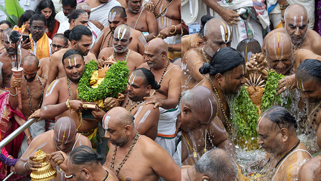Salakatla Brahmotsavams | పుష్కరిణిలో చక్రస్నానంతో ముగిసిన తిరుమల సాలకట్ల బ్రహ్మోత్సవాలు