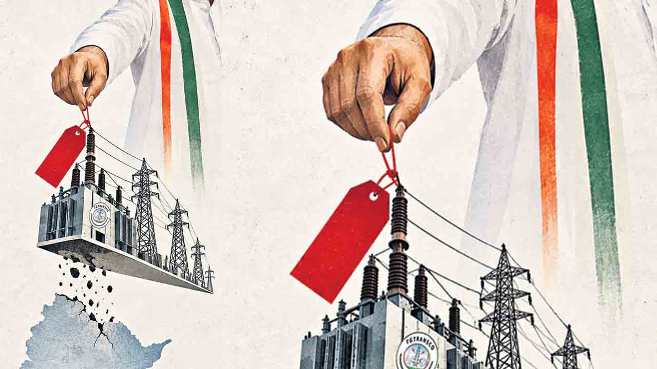 అమ్మకానికి ట్రాన్స్‌కో.. 26% వాటా విక్రయానికి కాంగ్రెస్‌ సర్కార్‌ కసరత్తు