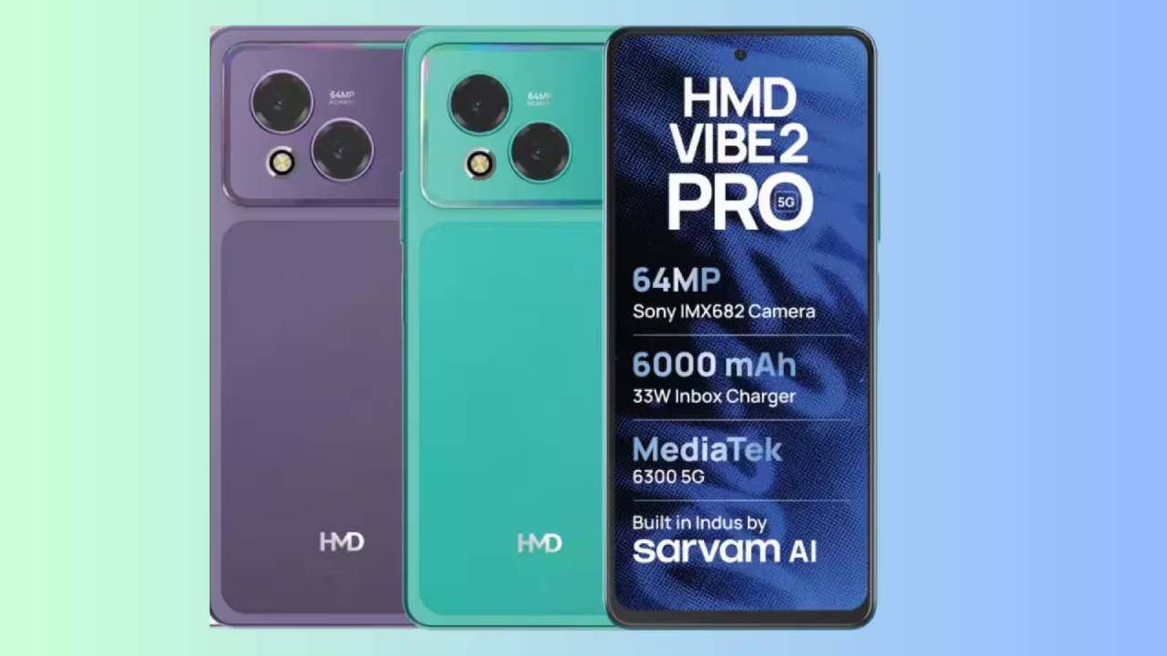 HMD Vibe 2 Pro 5G | హెచ్ఎండీ వైబ్ 2 ప్రో 5జీ ఫోన్ విడుద‌ల‌.. ఎంట్రీ లెవెల్‌లోనే 64 ఎంపీ కెమెరా