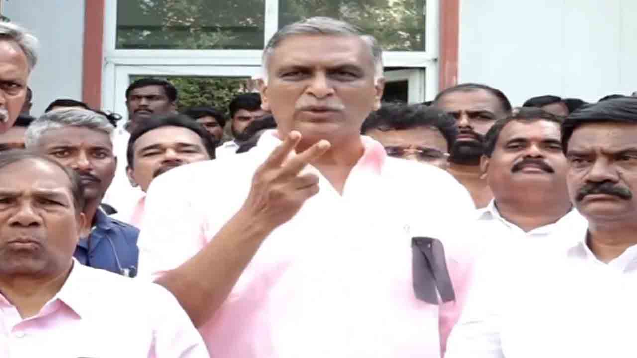 Harish Rao | కాంగ్రెస్‌ ఎమ్మెల్యేపై తక్షణమే అసెంబ్లీలో తీర్మానం పెట్టాలే : హరీశ్ రావు