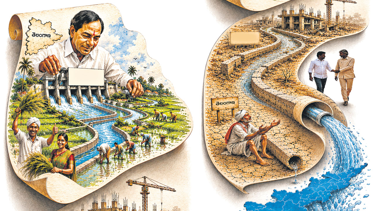 కాంగ్రెస్‌ సర్కార్‌ జలవిద్రోహం